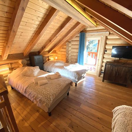 L'Oursblanc Chalet En Rondins La Bresse Exterior foto