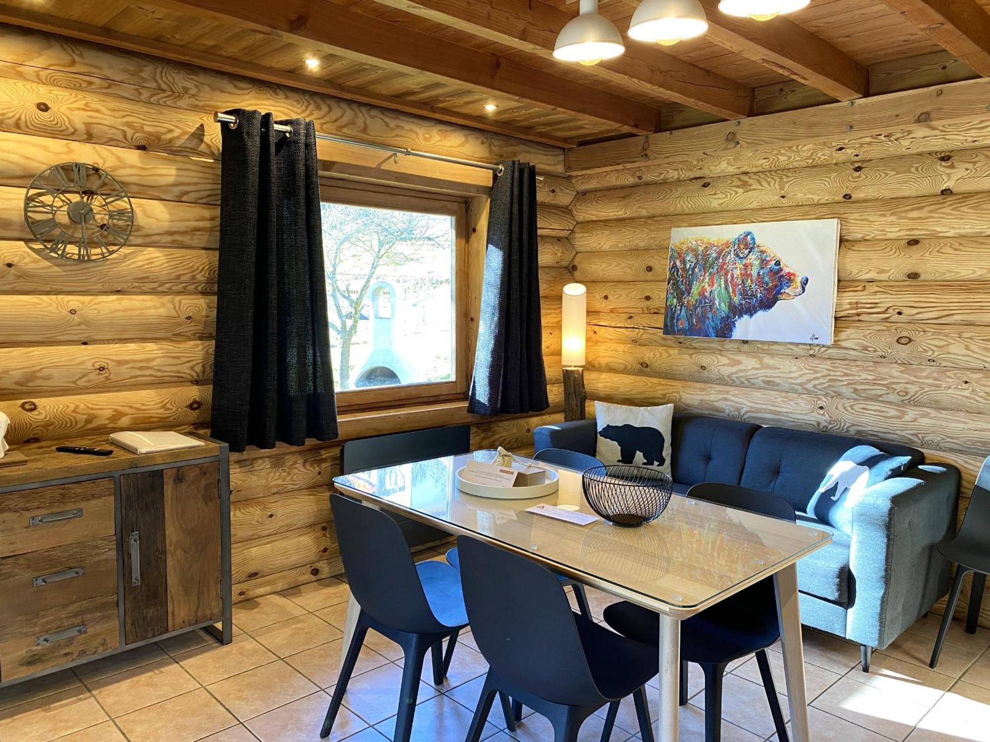 L'Oursblanc Chalet En Rondins La Bresse Exterior foto