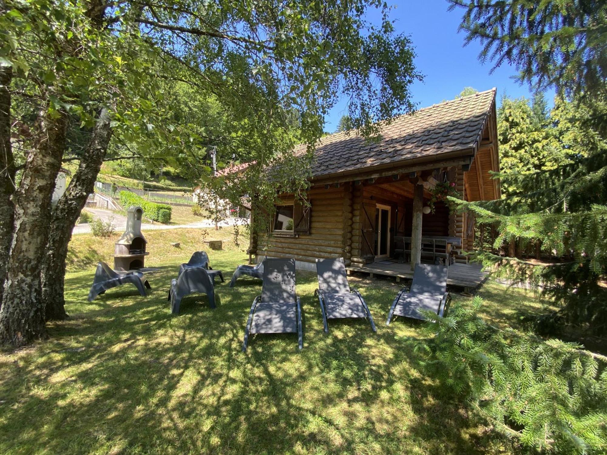 L'Oursblanc Chalet En Rondins La Bresse Exterior foto